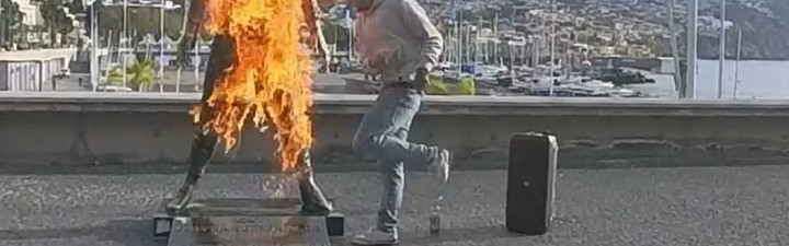 世界杯手机观看软件-记录报：焚烧C罗雕像的男子被警方抓获，并送往精神病院